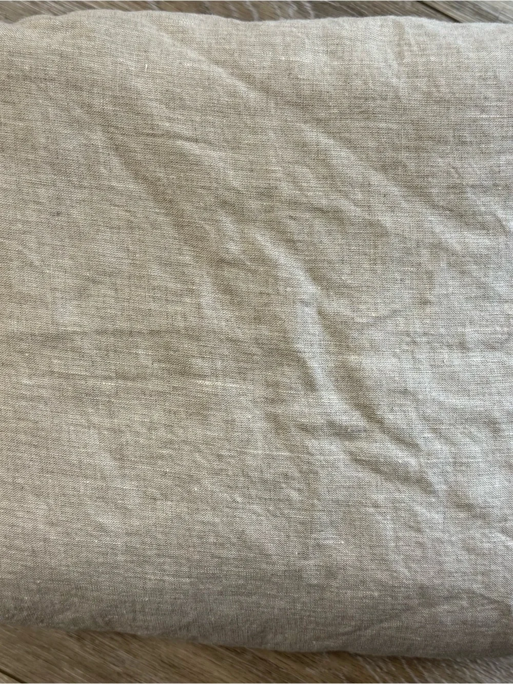 Quince European Linen Duvet Cover - Natural Chambray, Full/Queen